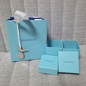 Tiffany & Co. Blue Boxes with Silver Charm